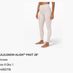 Lululemon Align - Chrome